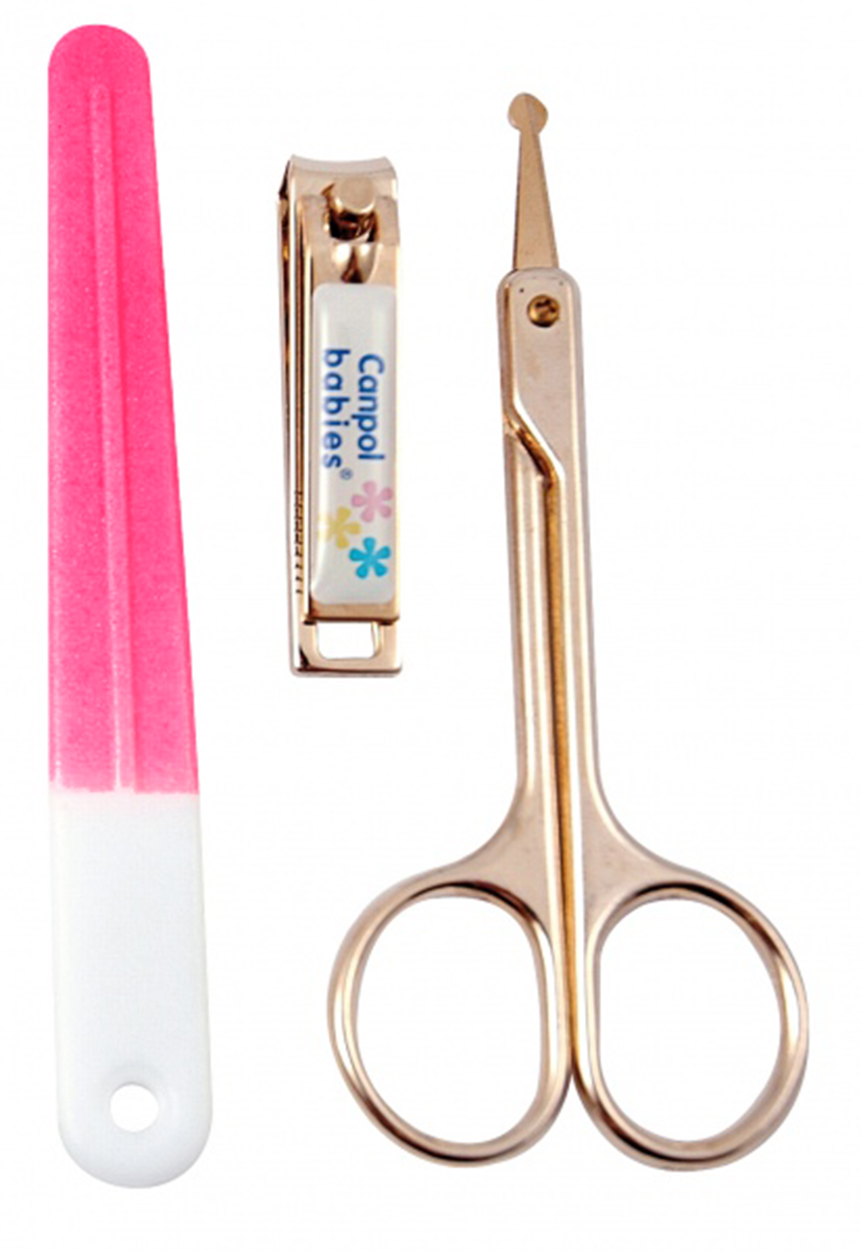 Zestaw: nożyczki, cążki, pilniczek