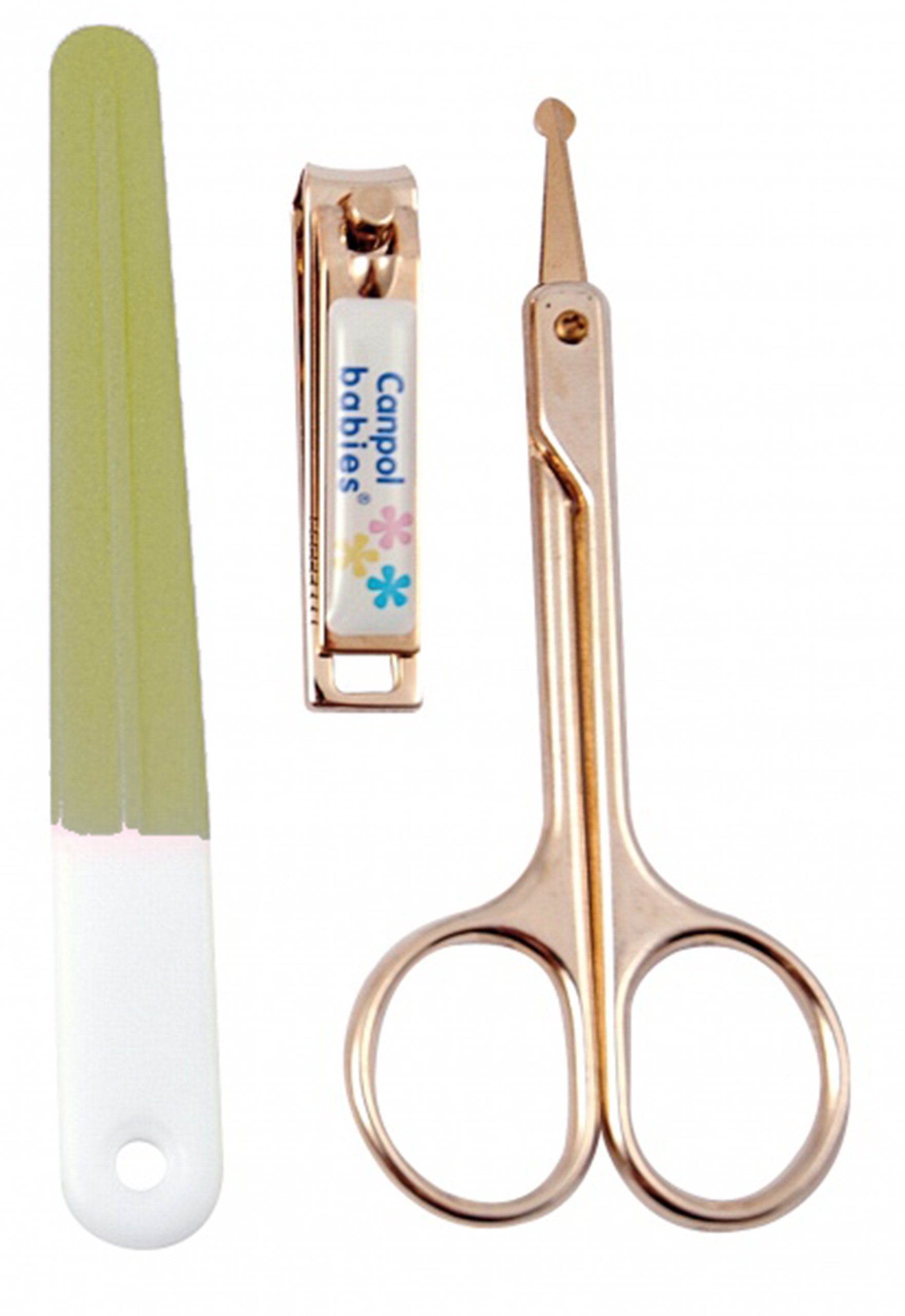 Zestaw: nożyczki, cążki, pilniczek