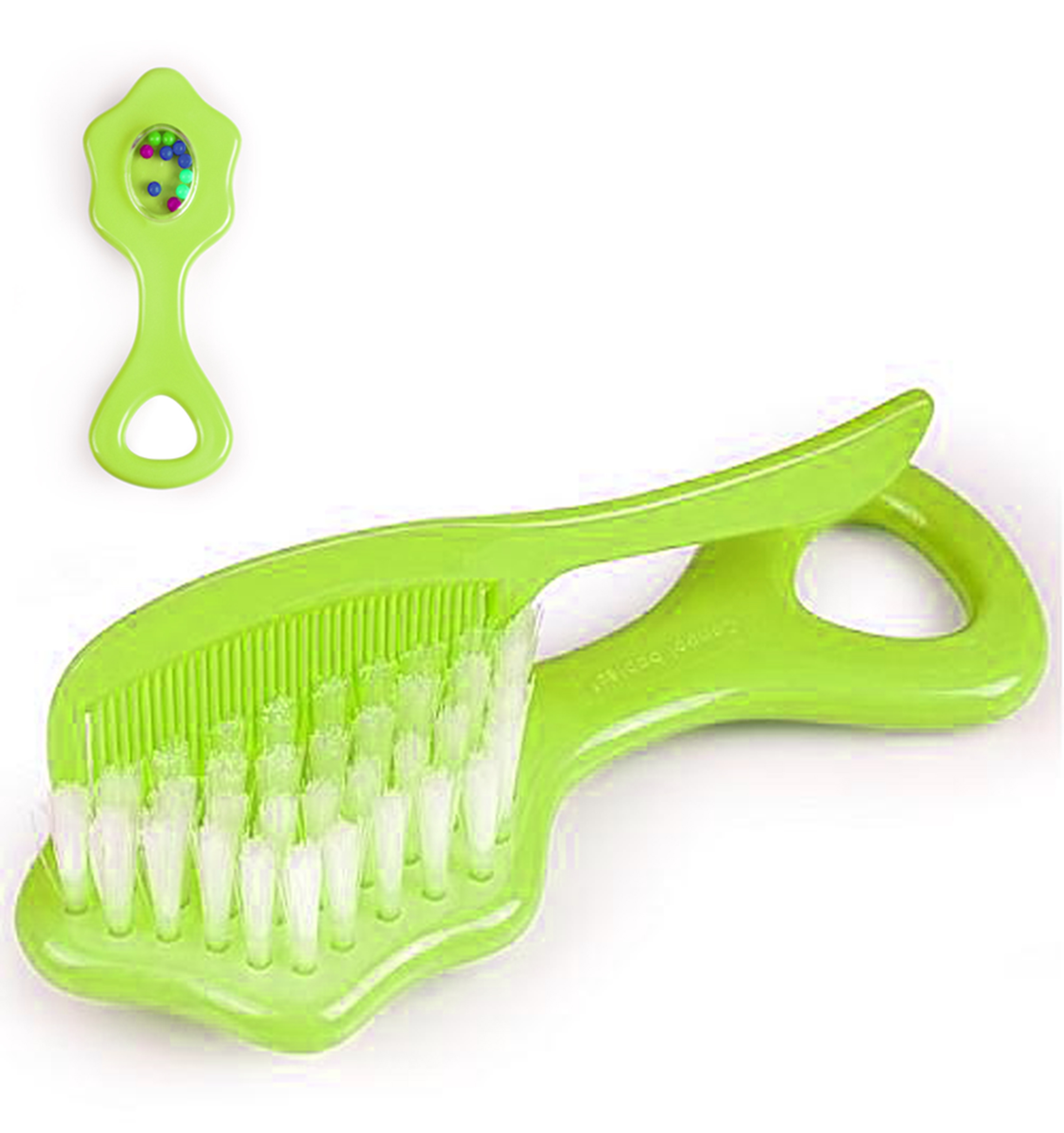 Szczotka + grzebień do włosów „Kwiatek”